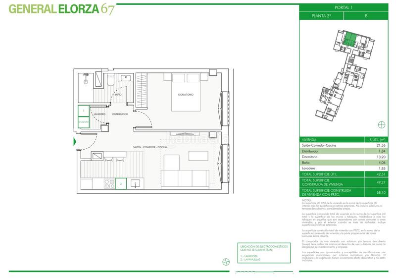 Foto 12cf4aaf-6bf6-4334-b8c7-743f7e1e72e4. Apartament 58m<sup>2</sup> a calle del general elorza 67 a Salesas - Foncalada - Campoamor Oviedo