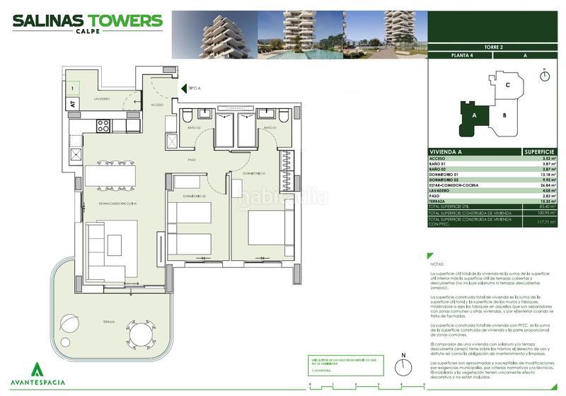 Foto b80a493c-5bad-48ea-be73-fcaffe89ae13. Piso 117m<sup>2</sup> en Marisol Park - Ortembach - Los Almendros Calp