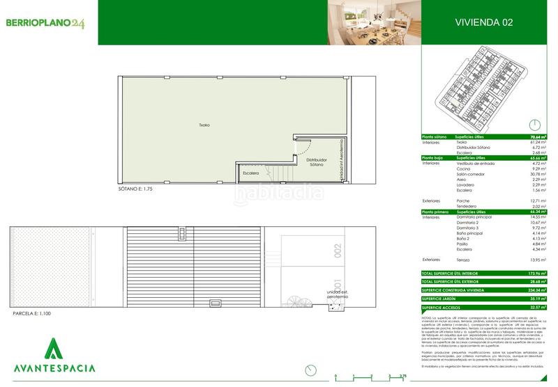 Foto 10f0b051-b3bc-45c3-aa92-28578b1f84ce. Casa adosada 237m<sup>2</sup> en Berrioplano - berriosuso Berrioplano