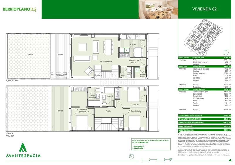 Foto 65a1e410-c2dd-4e4a-9e95-51c186bdcac1. Reihenhaus 237m<sup>2</sup> in Berrioplano - berriosuso Berrioplano