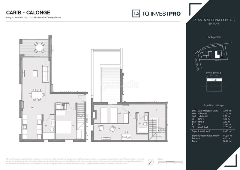 Foto 197c3be7-be9e-4287-b577-39e3da5dbd2f. Dúplex 112m<sup>2</sup> amb calefacció piscina a Sant Antoni Sant Antoni de Calonge
