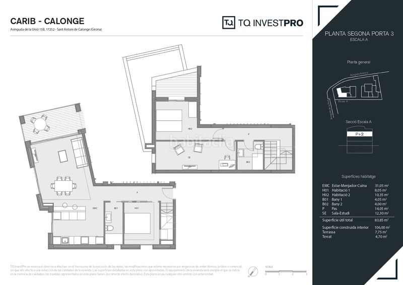 Foto 1b02b8b1-13d7-4bbb-a14c-b18223c16895. Dúplex 112m<sup>2</sup> amb calefacció piscina a Sant Antoni Sant Antoni de Calonge