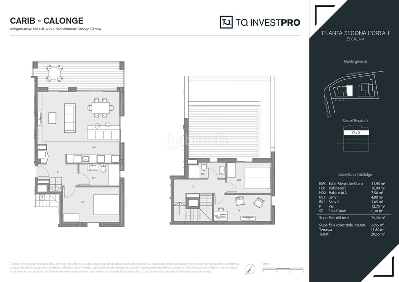 Foto 81ba1bea-2e44-475e-b91f-dc2a909ff93b. Dúplex 112m<sup>2</sup> amb calefacció piscina a Sant Antoni Sant Antoni de Calonge