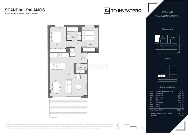 Foto 1166b0b7-5358-4076-82d6-8f7f7543af71. Apartment 88m<sup>2</sup> in passeig del mar 27 in Platja Gran Palamós