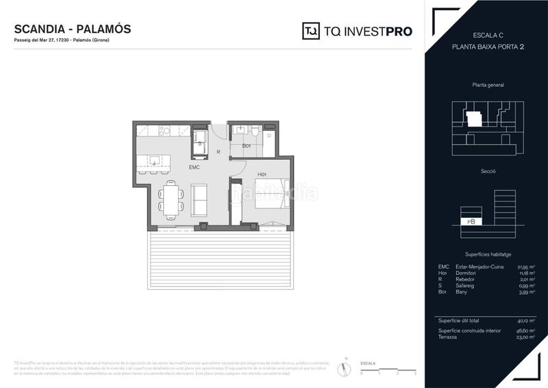 Foto 0de0146b-88e2-4682-a7bd-0911070cf38e. Appartement 57m<sup>2</sup> dans passeig del mar 27 dans Platja Gran Palamós