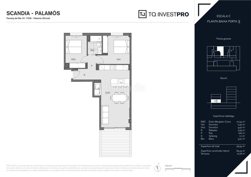 Foto 94b721ab-df28-45d8-98b9-ae4af4234b7e. Apartament 70m<sup>2</sup> a passeig del mar 27 a Platja Gran Palamós