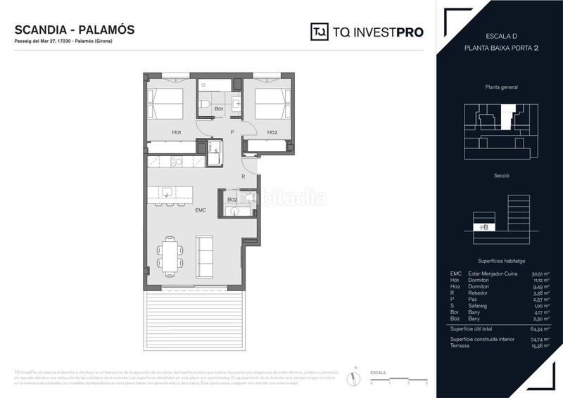 Foto 3ad59b62-b00d-4f9e-b415-b78456622ed4. Apartment 81m<sup>2</sup> in passeig del mar 27 in Platja Gran Palamós