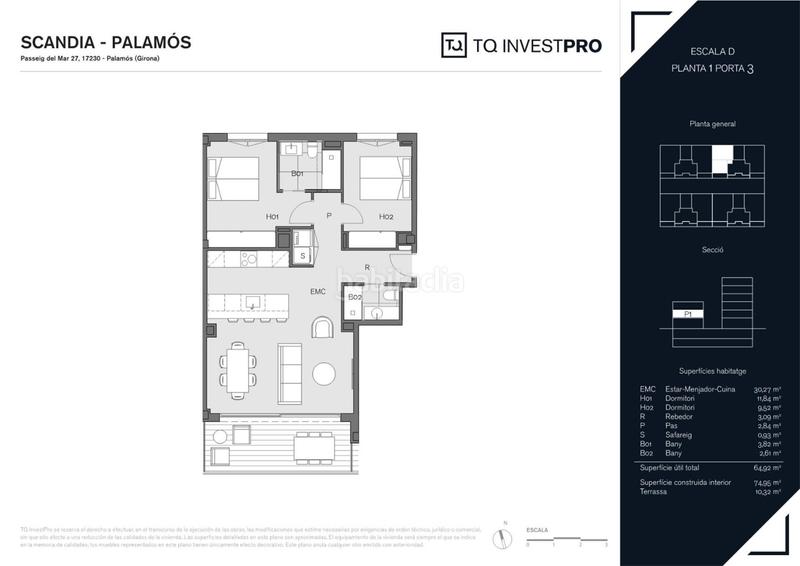 Foto d9fee943-92ad-422a-b6de-734e7fa70571. Apartament 80m<sup>2</sup> a passeig del mar 27 a Platja Gran Palamós