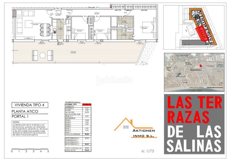 Foto 4edb9d7b-8fee-4fef-b4f0-6f3b5ba58078. Dachwohnung 103m<sup>2</sup> in avenida legión española 2 in Las Salinas Roquetas de Mar
