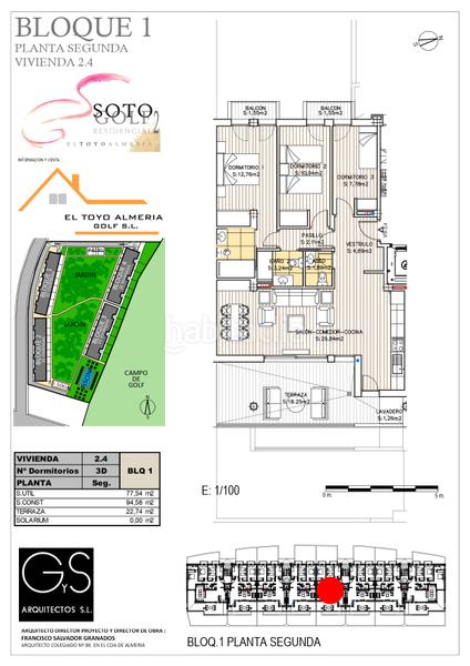 Foto 0b3861ef-6399-4672-9b9b-d2085700e3d1. Flat 95m<sup>2</sup> in calle alcade guillermo verdejo 1 in El Toyo Almería