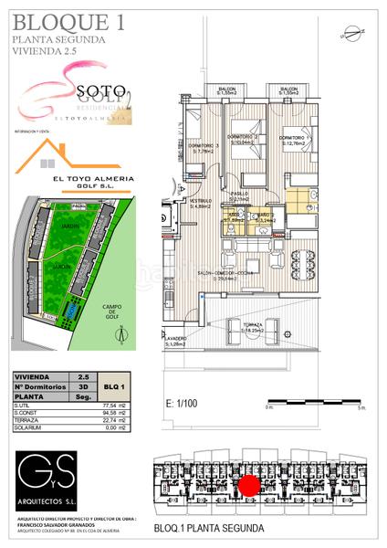 Foto c6096bd7-def2-43d5-a7c1-98b6f45e801d. Appartamento 95m<sup>2</sup> in calle alcade guillermo verdejo 1 in Almería