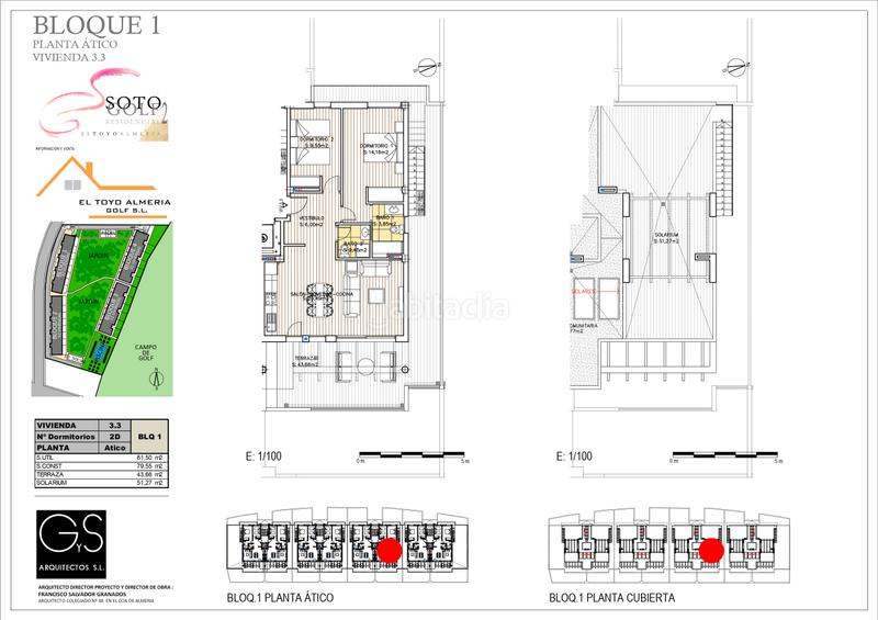 Foto fce4728c-aa59-47ff-b804-6c1b2fa014f8. Penthouse 80m<sup>2</sup> in calle alcade guillermo verdejo 1 in El Toyo Almería