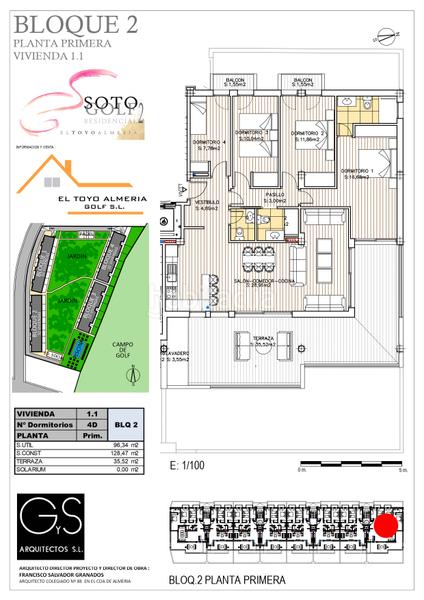 Foto 58185266-8ac0-4300-9911-0ef86ec5fe80. Appartamento 129m<sup>2</sup> in calle alcade guillermo verdejo 1 in Almería