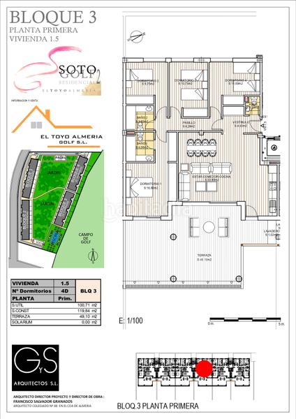 Foto c9a44e46-f35a-4cc9-a0e4-f41afd6e6212. Etagenwohnung 128m<sup>2</sup> in calle alcade guillermo verdejo 1 in Almería