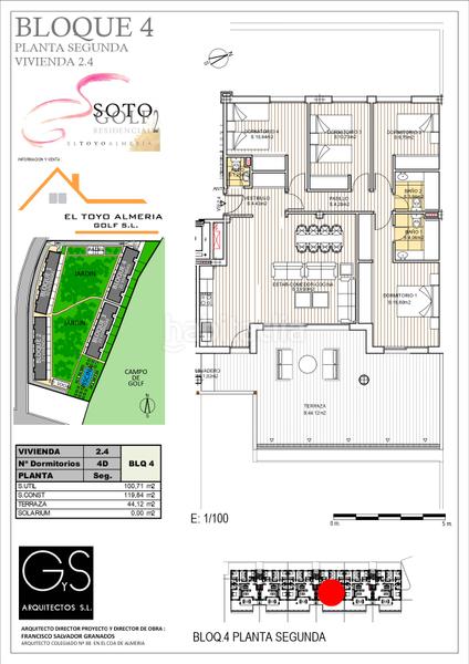 Foto a4ca7ab6-0802-4098-81d5-d6e00b0a9727. Flat 120m<sup>2</sup> in calle alcade guillermo verdejo 1 in El Toyo Almería