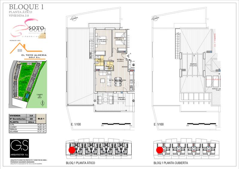 Foto 75d4bc55-3490-40fa-b948-8044848e76f3. Penthouse 80m<sup>2</sup> in calle alcade guillermo verdejo 1 in El Toyo Almería