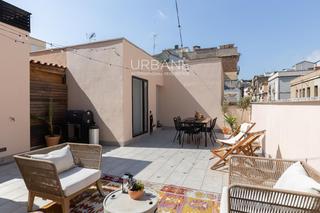 Lloguer Àtic  Poeta cabanyes. Ático con estilo en poble sec con impresionante terraza privada
