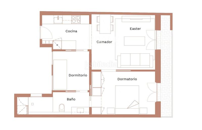 Foto 9ce27703-7e0a-441b-834d-c137e2dd3d57. Location appartement avec chauffage dans Raval Barcelona