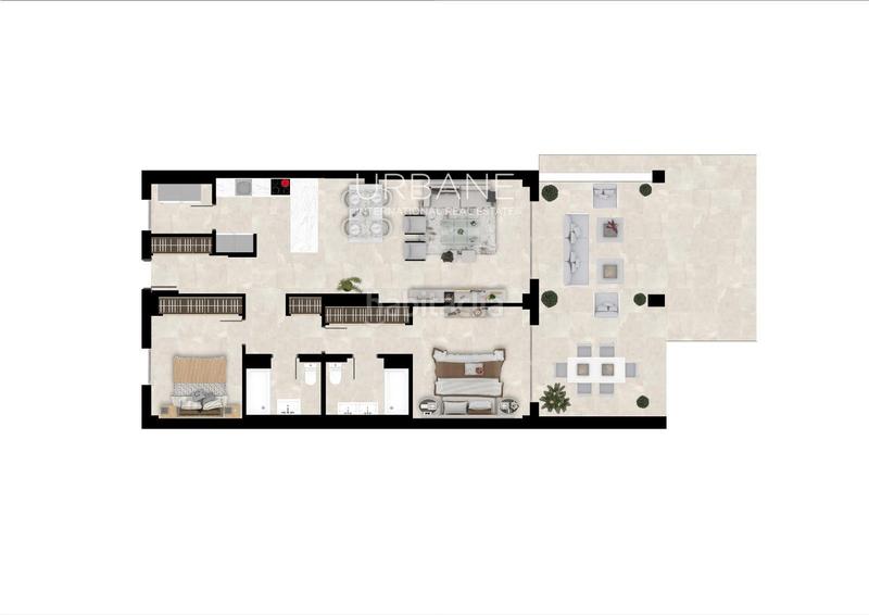 Foto 359b4254-b5db-46a7-bf8b-787f621d4f17. Piso elegante apartamento de 3 habitaciones con vistas impresionantes al golf y al mar en Benahavís