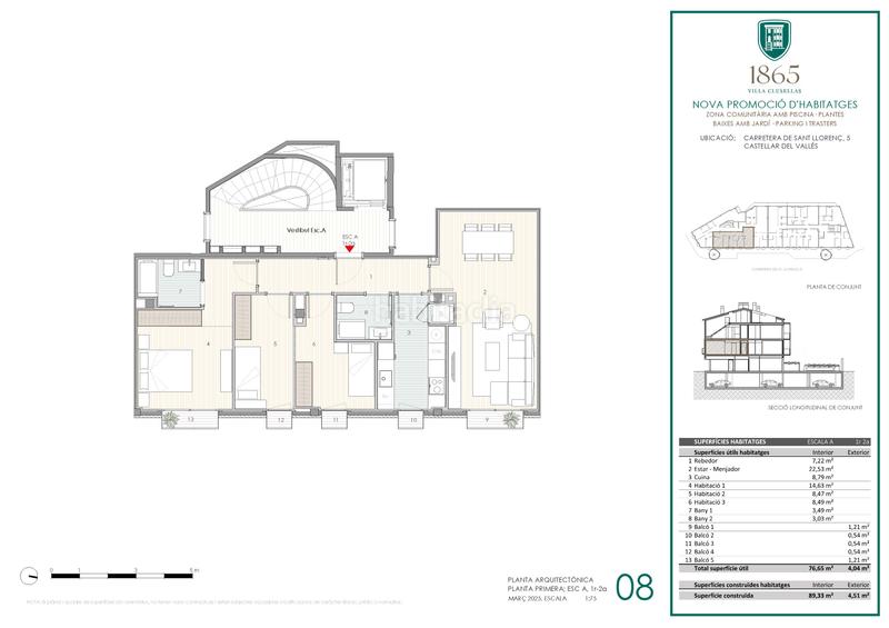 Foto fa4f6d97-2c63-4bdc-aa09-2fbe4a084ee8. Pis 90m<sup>2</sup> a carretera de sant llorenç 5 a Poble - Casc Antic Castellar del Vallès