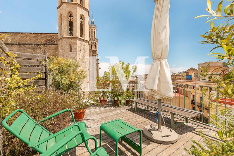 Foto 7e13afe7-8379-4e60-bcb9-928f0de8f612. Location attique avec chauffage dans St. Pere - Sta. Caterina - El Born Barcelona