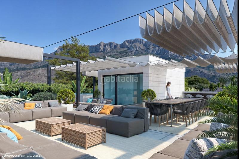 Foto f24e09d1-733c-44b5-97d3-32366d046fbf. Chalet mit heizung parking pool in Altea la vella Altea