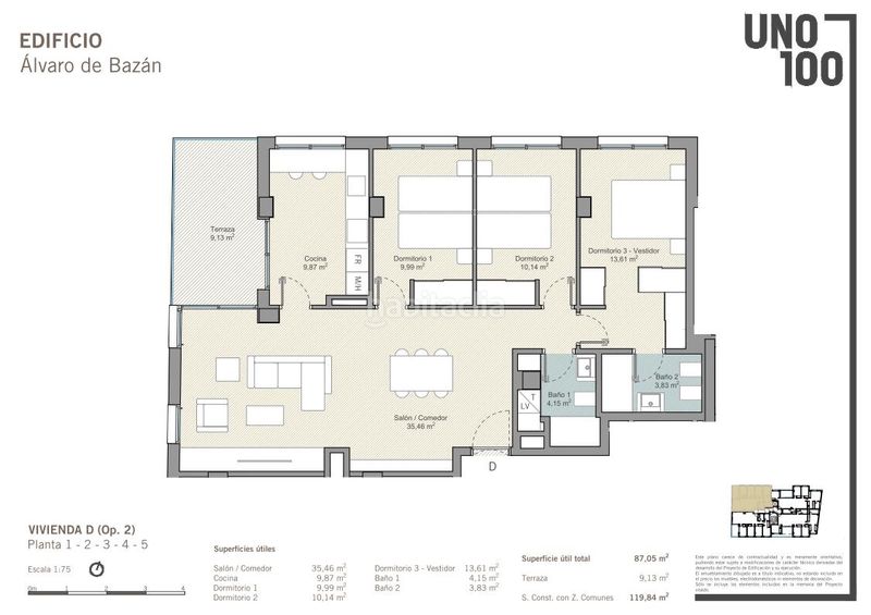 Foto c6ac4cc7-eb40-4794-8529-6fabc9a3ec16. Pis 119m<sup>2</sup> a calle rosendos 0 a La Flota Murcia