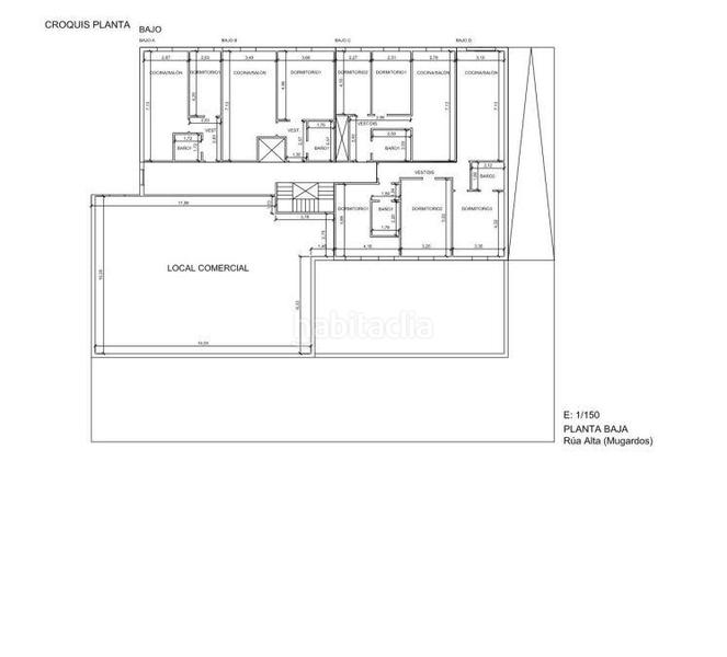 Foto 3bc2cde7-414d-4919-91d6-798398aa6068. Edificio en alta (esq rúa o cristo) obra parada en o baño, en Mugardos