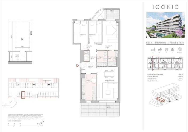 Foto e6a4d65c-c7b6-4014-a4f5-f4f52fe756a1. Piso s de obra nueva con 3 habitaciones y piscina en Salou