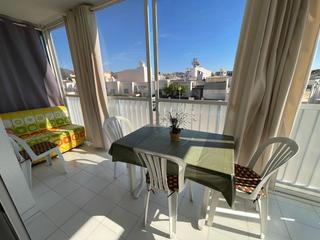 Studiowohnung in Santa Margarida. Amplio estudio con gran terraza, equipado con muebles y electrod