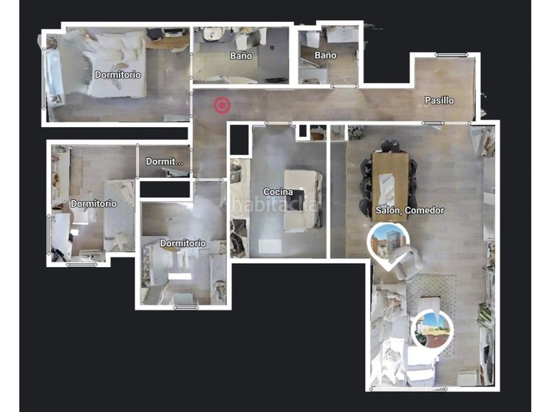 Piso vivienda de diseño en urbanización con terraza, piscina, pádel, garaje en av alfahuir en Valencia - Imagen 45