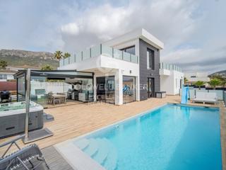 Casa a Benicolada - Las Adelfas. Impresionante villa moderna de lujo con toque ibicenco en urbani