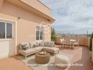 Ático  Calle font rotja. Ático con terraza de 70 m2 para reformar en patraix