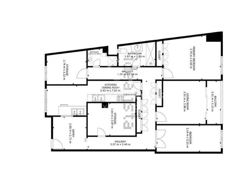 Piso de 133 m2 con balcón en plaza vicente iborra, El Carmen. ideal para inversores y familias en Valencia - Imagen 44