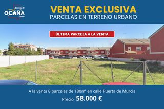Terreny residencial  Calle puerta de murcia. ¡venta en exclusiva! parcelas urbanas