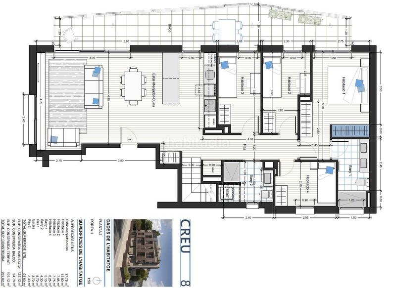 Foto c0230bec-8844-44da-ba1b-f4e17af93ead. Àtic amb calefacció a Centre Sant Just Desvern