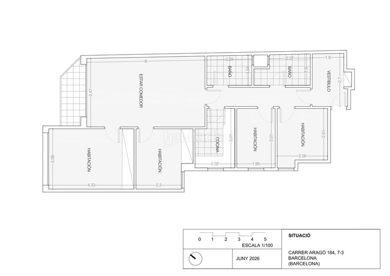 Foto d27f7a6f-b51d-4f55-a967-546147a281ed. Flat with heating parking in L´Antiga Esquerra de l´Eixample Barcelona