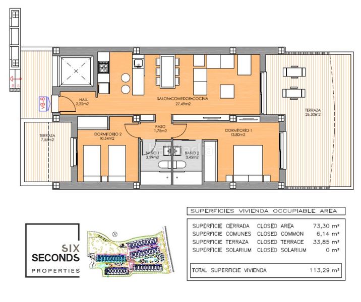 Foto b5223326-2123-4e22-89cd-97d52e3b1e4e. Apartament a calle c. miguel barceló 410 a Playa Flamenca Orihuela