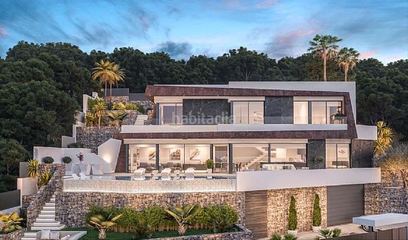 Foto 157207a6-0d59-4b44-9cb4-713f597466f6. Chalet nueva construcción de villa de último diseño con excelente calidades y con unas increibles vistas al mar. en Calp