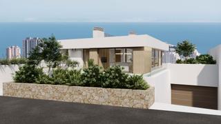 Chalet  Balcon de finestrat. Villa de lujo de obra nueva en finestrat con vistas al mar