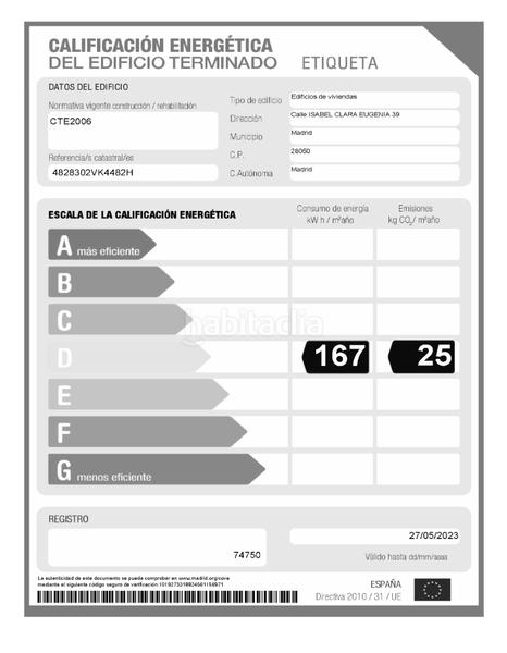Foto efaa5081-41e2-4ac8-8606-6298143a98c7. Affitto appartamento in calle de isabel clara eugenia 43 in Madrid