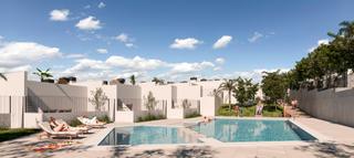 Casa adossada en Monforte del Cid. Bungalow en campo de golf