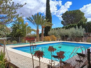 Casa a Pedanías Oeste. Villa de 1.944 metros cuadrados con piscina y barbacoa en aspe