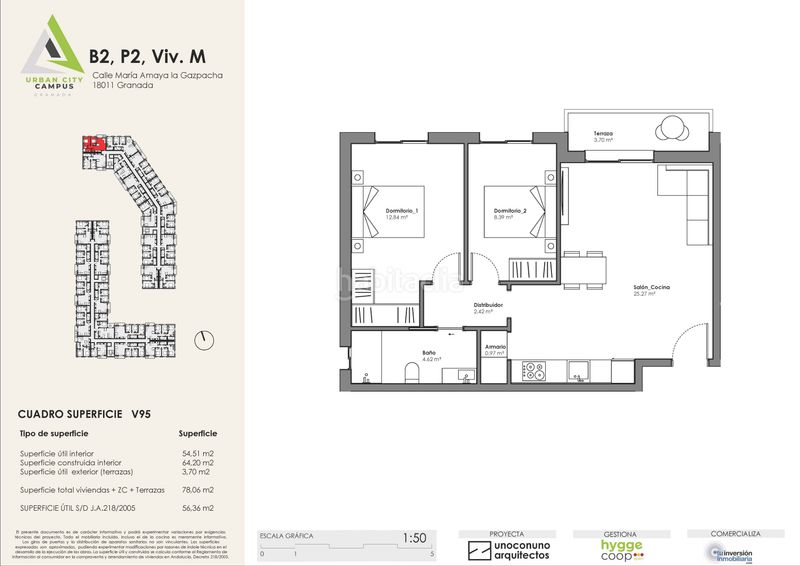 Foto a43a0078-cc93-46ef-bdbc-312c37f5c6ce. Pis 78m<sup>2</sup> a calle de maría amaya la gazpacha 2 a parque nueva Granada Granada