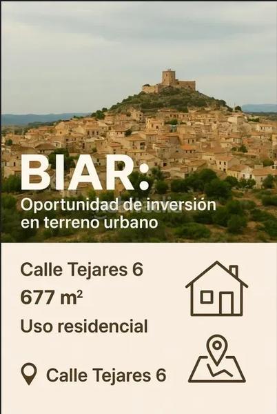 Foto 406f0ca1-abac-46e5-8713-4138968a77b7. Terreny residencial a cl tejares 6(a)Biar (alicante) 6 a Biar