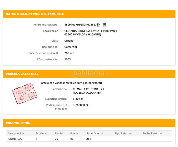 Foto 59447f71-9812-4f2b-ad5d-874a212f7994. Locale commerciale in Novelda 129 in Novelda