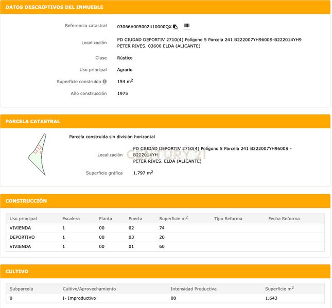 Foto 15513d4d-ca68-4faf-9a58-c661116204f7. Finca rústica a partida ciudad deportiva a Campo Alto-Club de Campo Elda