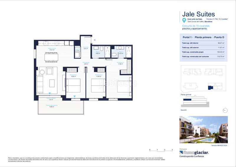 Foto a8dd4ba0-3c8c-4a3b-9559-dda1459bc9fb. Appartamento 119m<sup>2</sup> con riscaldamento piscina in Sant Quirze Parc-Vallsuau-Castellet Sant Quirze del Vallès