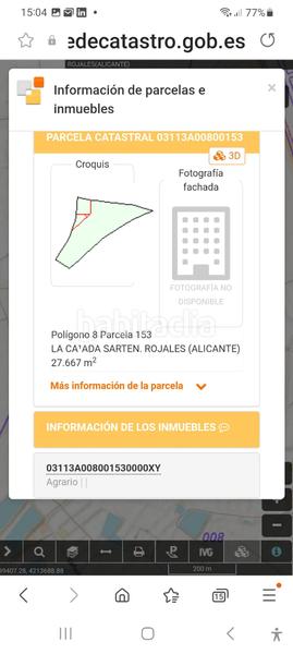 Foto c3310e91-b6e5-4c7f-be05-e78dc6654d01. Fondo rustico in Rojales