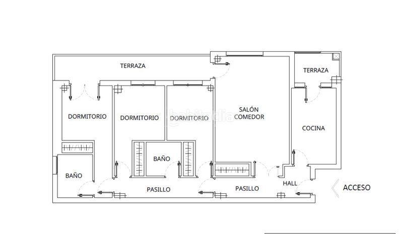 Foto 67a089f6-1385-4c2c-8797-7ba93c83f847. Pis amb calefacció aparcament piscina a Montecarmelo Madrid